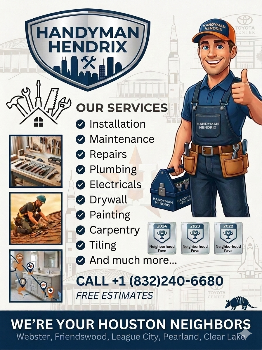Handyman Hendrix services and Houston-area service information